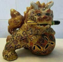 SATSUMA FOO DOG VINTAGE ΚΕΡΑΜΙΚΗ ΦΙΓΟΥΡΑ