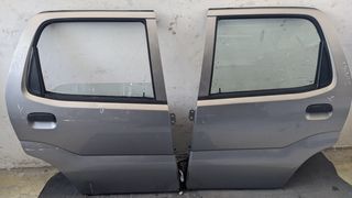 Πίσω πόρτες αριστερά - δεξιά με μηχανικούς γρύλους από Suzuki Ignis 2000 - 2008