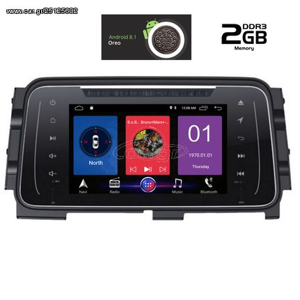 Οθόνη OEM DIGITAL IQ-AN8814M_GPS για NISSAN MICRA mod. 2017> 