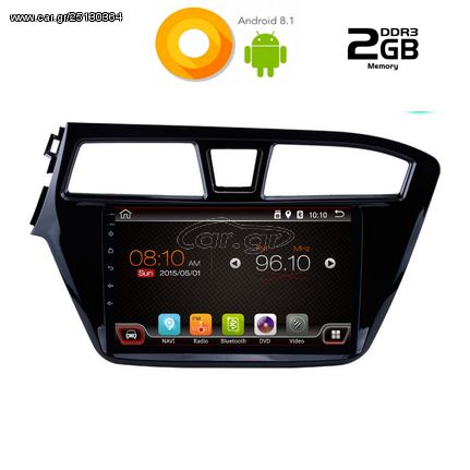 Οθόνη OEM IQ-AN8917_GPS (TABLET) για HUYNDAI i20 mod. 2014>