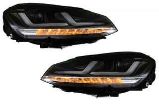 Osram Full LED Headlights LEDriving suitable for VW Golf 7 VII (2012-2017) Black Upgrade for Xenon&Halogen DRL Cars