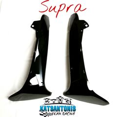 Ποδιές εξωτερικές μαύρες σετ Honda Supra 