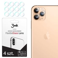 Γυαλί Προστασίας 3MK για τον φακό της Κάμερας Camera Lens iPhone 11 Pro Max  Full Cover Tempered Glass 9H ( 4 ΤΕΜΑΧΙΑ)