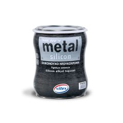 Vitex Βερνικόχρωμα Heavy Metal Silicon Satin 2.5Ll + ΔΩΡΟ ΓΑΝΤΙΑ ΕΡΓΑΣΙΑΣ  (ΕΩΣ 6 ΑΤΟΚΕΣ ή 60 ΔΟΣΕΙΣ)