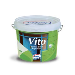 Vitex Vito Ακρυλικό 9lt + ΔΩΡΟ ΓΑΝΤΙΑ ΕΡΓΑΣΙΑΣ  (ΕΩΣ 6 ΑΤΟΚΕΣ ή 60 ΔΟΣΕΙΣ)