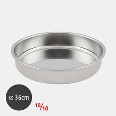 Ταψί Στρογγυλό 36cm 18/10 Inox (ΕΩΣ 6 ΑΤΟΚΕΣ ή 60 ΔΟΣΕΙΣ)