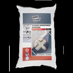 DUROSTICK ΓΚΡΙ ΑΝΟΙΧΤΟ ΥΑΛΩΔΗΣ ΑΡΜΟΣΤΟΚΟΣ ΠΛΑΚΙΔΙΩΝ Λεπτόκοκκος 1-10mm 5kg + ΔΩΡΟ ΓΑΝΤΙΑ ΝΙΤΡΟ(ΕΩΣ 6 ΑΤΟΚΕΣ ή 60 ΔΟΣΕΙΣ)