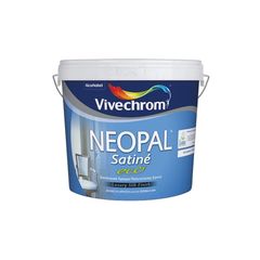 NEOPAL SATINE ECO ΛΕΥΚΟ ΠΛΑΣΤΙΚΟ ΧΡΩΜΑ 10 Lt (ΕΩΣ 6 ΑΤΟΚΕΣ ή 60 ΔΟΣΕΙΣ)