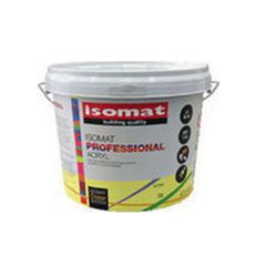 ISOMAT PROFESSIONAL ACRYL ΧΡΩΜΑ ΑΚΡΥΛΙΚΟ 9LT (ΕΩΣ 6 ΑΤΟΚΕΣ ή 60 ΔΟΣΕΙΣ)