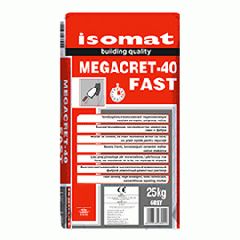 ISOMAT MEGACRET-40 FAST ΓΡΗΓΟΡΗΣ ΠΗΞΗΣ ΕΠΙΣΚΕΥΑΣΤΙΚΟ ΤΣΙΜΕΝΤΟΚΟΝΙΑΜΑ ΥΨΗΛΗΣ 25KG (ΕΩΣ 6 ΑΤΟΚΕΣ ή 60 ΔΟΣΕΙΣ)