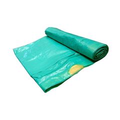 Ρολό 10 τεμ. σακούλες σκουπιδιών πράσινες χαρτοπλάστ 52x75cm με κορδόνι