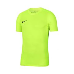 Nike Park VII Ανδρικό Αθλητικό T-shirt Κοντομάνικο Dri-Fit Κίτρινο BV6708-702