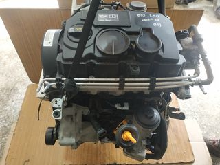 Κινητήρας (μοτέρ) με κωδικό BXJ 1.9 Diesel 66Kw Seat Ibiza 6j 2009-2014,Volkswagen Golf 5 2004-2008, Volkswagen Touran 2007-2010