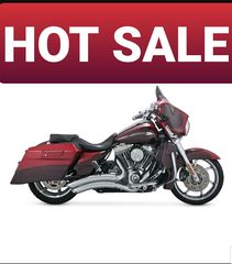 ΠΡΟΣΦΟΡΑ!! VANCE & HINES 3" SUPER RADIUS 2-2  CHROME  HOT SALE 2007 - 2016 TOURING ΑΠΟ 1100 ΕΥΡΩ