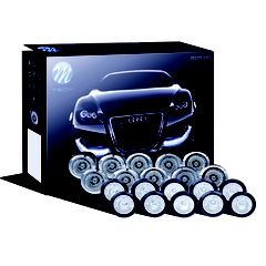 M-Tech 825 HP Black LED 12V 1W 2cm 20τμχ