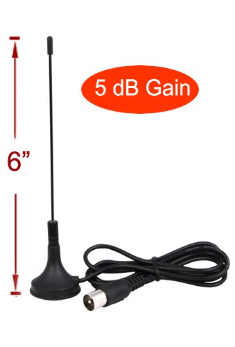 Mini Aerial TV Antenna - 5 dB