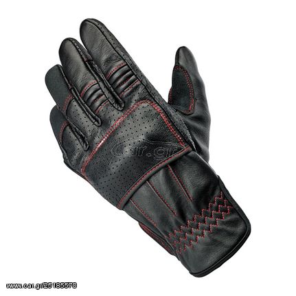 ΓΑΝΤΙΑ ΑΝΑΒΑΤΗ ΜΟΤΟΣΥΚΛΕΤΑΣ-Biltwell Borrego gloves black/redline CE appr.