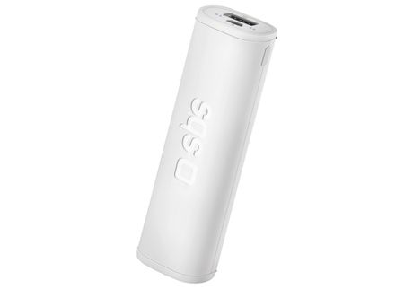 Powerbank USB SBS Portable Battery Backup 2500 mAh 1A Λευκό