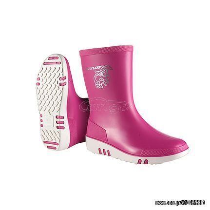 Μπότες παιδικές (γαλότσα) DUNLOP Mini Pink 100% αδιάβροχες Νο.26-30 ( 036 )