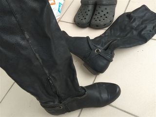 Μπότες Νο 38 + σαγιονάρες Νο 36-thumb-1