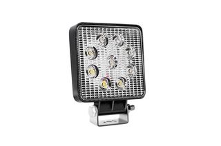 Προβολέας Εργασίας 9Led Τετράγωνος 110mm x 110mm 35W Flat 9-36V AWL07 Amio