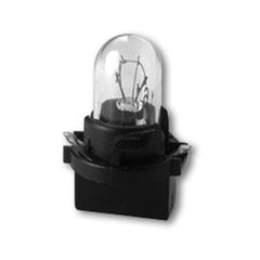 Autometer Light Bulb & Socket Assy., T3 Wedge, 2.6W, Replacement, 3 3/4" Auto Gage Tach