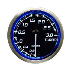 Defi DF Blue Racer N2 Boost Gauge Metric 52mm 3 Bar