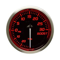 Defi DF Red Racer N2 Boost Gauge Imperial 52mm 30PSI