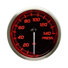 Defi DF Red Racer N2 Pressure Gauge Imperial 52mm