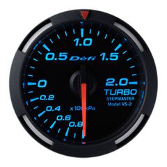 Defi Blue Racer Turbo - Boost Gauge Metric 52mm 2 Bar