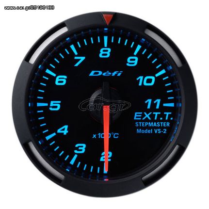 Defi Blue Racer EGT Gauge Metric 52mm 200 - 1100C