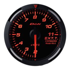 Defi Red Racer EGT Gauge Metric 52mm 200 - 1100C