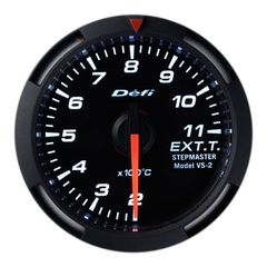 Defi White Racer EGT Gauge Metric 52mm 200 - 1100C