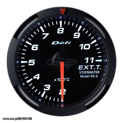 Defi White Racer EGT Gauge Metric 52mm 200 - 1100C