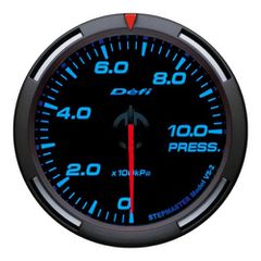 Defi Blue Racer Pressure Gauge Metric 60mm 10 Bar