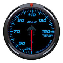 Defi Blue Racer Temperature Gauge Metric 60mm 30-150C
