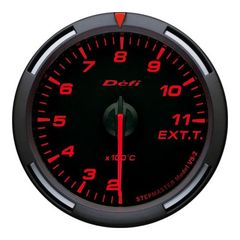 Defi Red Racer EGT Gauge Metric 60mm 200 - 1100C