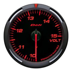 Defi Red Racer Volt Gauge 60mm 10 - 15V