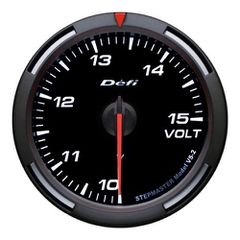 Defi White Racer Volt Gauge 60mm 10 - 15V