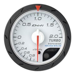 Defi White Advance CR Boost Metric 52mm Gauge 2.0 BAR