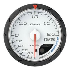 Defi White Advance CR Boost Metric 60mm Gauge 2.0 BAR