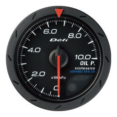 Defi Black Advance CR Oil Pressure 52mm Gauge