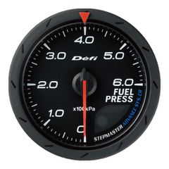 Defi Black Advance CR Fuel Pressure Gauge 60mm 6Bar