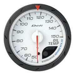 Defi White Advance CR 60mm Oil Temperature Gauge 150 C
