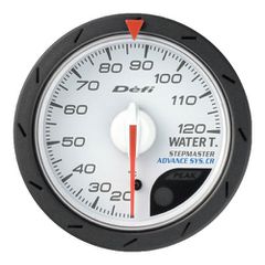 Defi White Advance CR 52mm Water Temperature Gauge 120°C