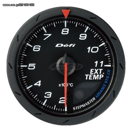 Defi Black Advance CR 60mm Exhaust Temperature/EGT Gauge 0-1100ºc