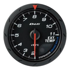 Defi Black Advance CR 60mm Exhaust Temperature/EGT Gauge 0-1100ºc