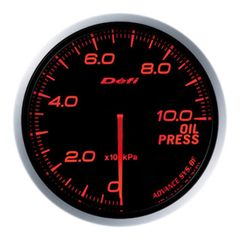 Defi Red Defi Advance BF Oil Pressure Gauge 60mm 10Bar