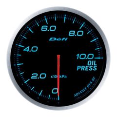 Defi Blue Defi Advance BF Oil Pressure Gauge 60mm 10Bar