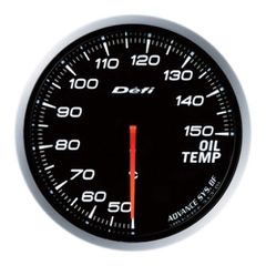 Defi White Defi Advance BF Oil Temperature Gauge 60mm 150C